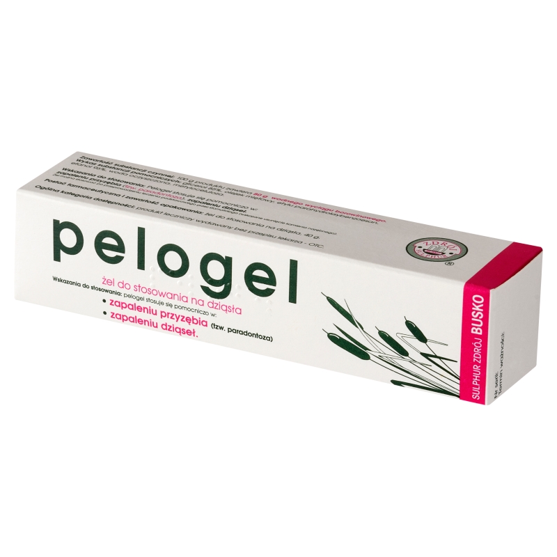 Pelogel, żel borowinowy stomatologiczny, 40 g