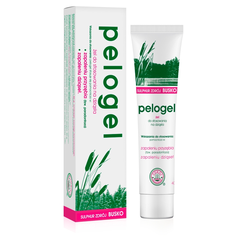 Pelogel, żel borowinowy stomatologiczny, 40 g