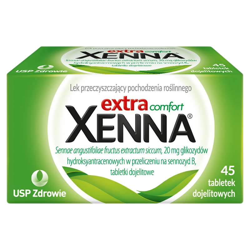 Xenna Extra Comfort, tabletki na zaparcia, 45 szt.