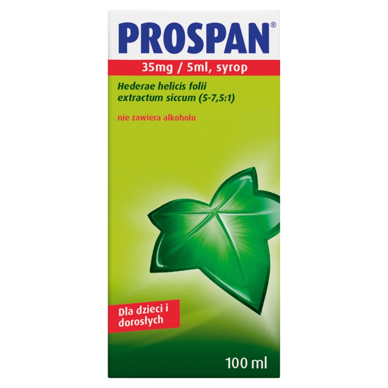 Prospan syrop wykrztuśny na kaszel mokry, butelka 100 ml