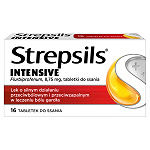Strepsils Intensive tabletki do ssania na ból gardła, 16 szt.