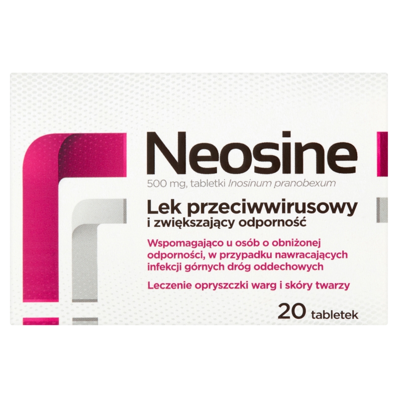 Neosine tabletki przeciwwirusowe, zwiększające odporność, 20 szt.