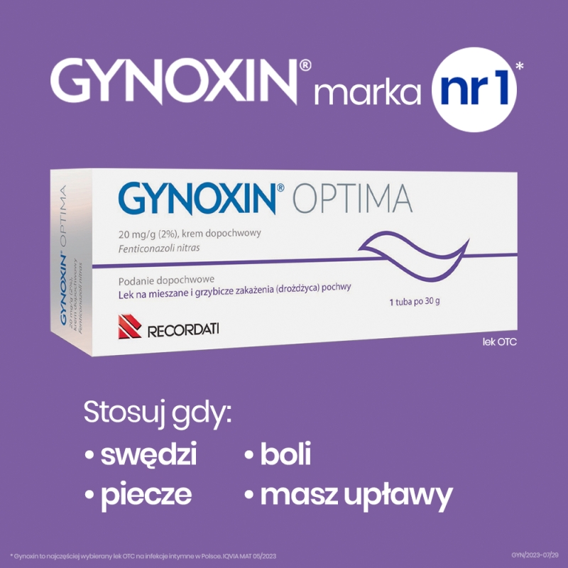 Gynoxin, krem dopochwowy, 30 g