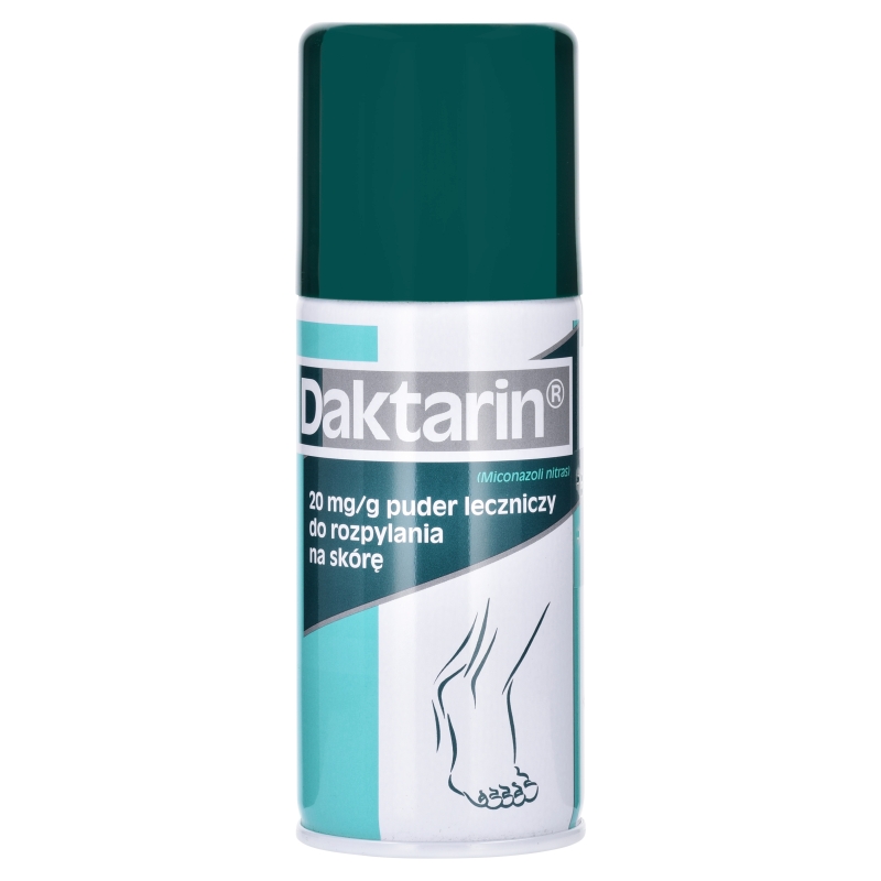 Daktarin 0,02g puder leczniczy do rozpylania na skórę, 100 g