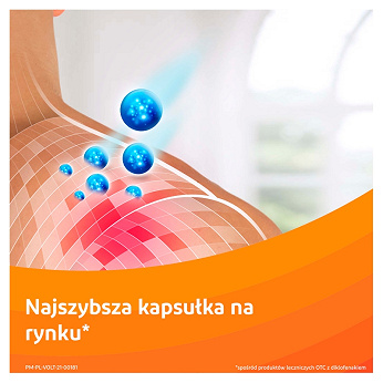 Voltaren Express Forte, kapsułki przeciwbólowe przeciwzapalne i przeciwgorączkowe, 10 szt.