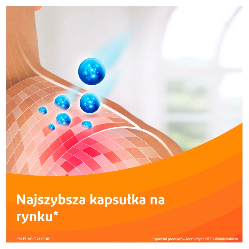 Voltaren Express Forte, kapsułki przeciwbólowe, przeciwzapalne i przeciwgorączkowe 20 szt.