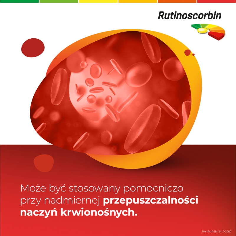Rutinoscorbin, tabletki powlekane na odporność z witaminą C, 150 szt.
