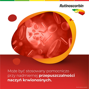Rutinoscorbin, tabletki powlekane na odporność z witaminą C, 150 szt.