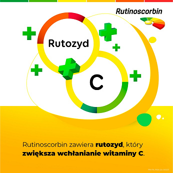Rutinoscorbin, tabletki z witaminą C wspomagającą odporność, 210 szt.