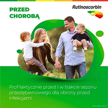 Rutinoscorbin, tabletki z witaminą C wspomagającą odporność, 210 szt.