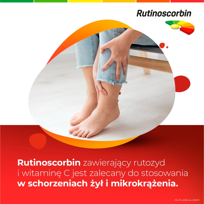 Rutinoscorbin, tabletki z witaminą C wspomagającą odporność, 210 szt.