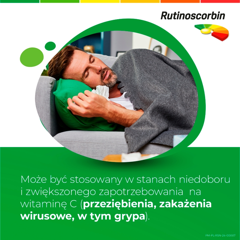 Rutinoscorbin, tabletki z witaminą C wspomagającą odporność, 210 szt.