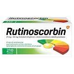 Rutinoscorbin tabletki z witaminą C wspomagającą odporność, 210 szt.
