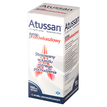 Atussan, syrop na kaszel, butelka 150 ml