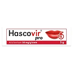 Hascovir pro krem do miejscowego leczenia opryszczki wargowej, tuba 5 g