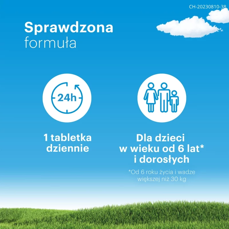 Claritine Allergy, tabletki na objawy alergii, 7 szt.