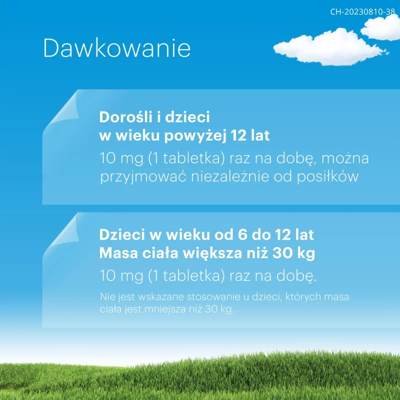Claritine Allergy, tabletki na objawy alergii, 7 szt.