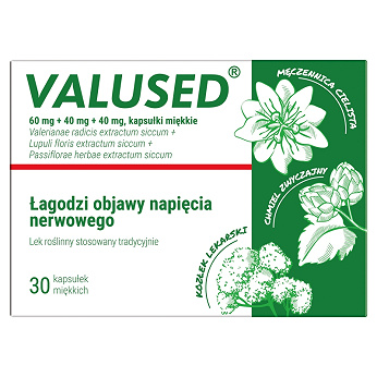 Valused, kapsułki miękkie na uspokojenie , 30 szt.
