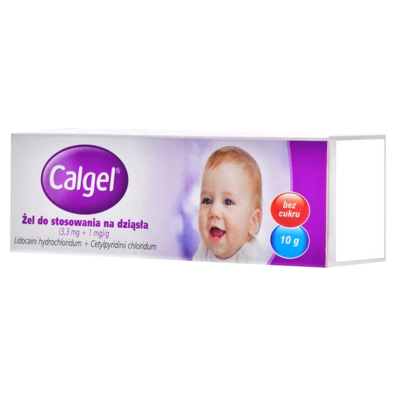 Calgel żel na stany zapalne dziąseł przy ząbkowaniu, tuba 10 g