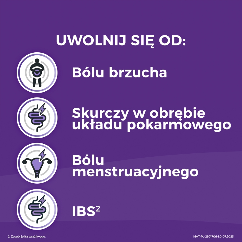 NO-SPA Max, tabletki rozkurczowe na ból brzucha, 20 szt.