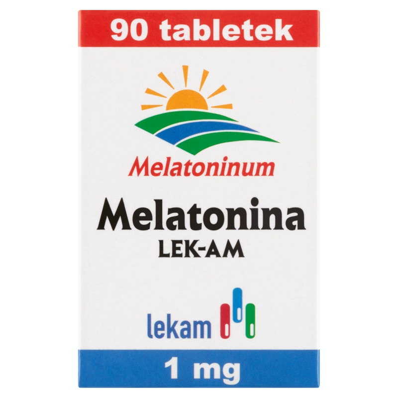 Melatonina LEK-AM  tabletki wspomagające w zasypianiu, 90 szt.