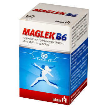 Maglek B6, tabletki z witaminą B6, 50 szt.
