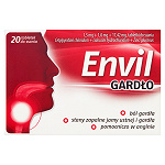 Envil gardło tabletki na ból gardła, 20 szt.