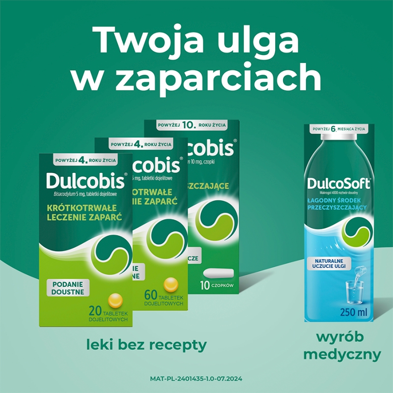 Dulcobis, tabletki na zaparcia, 20 szt.