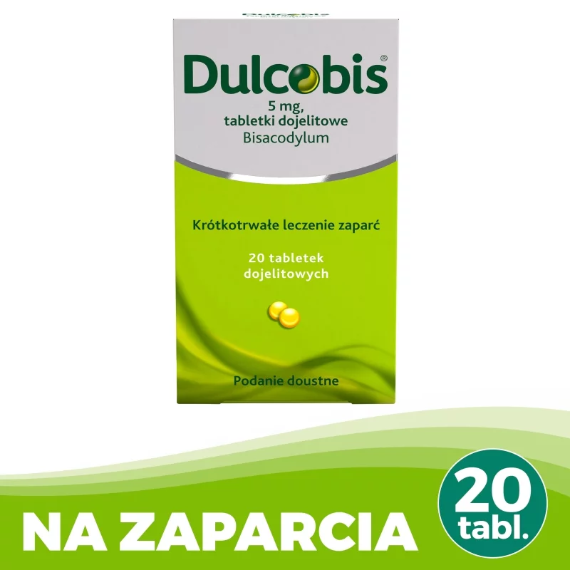 Dulcobis, tabletki na zaparcia, 20 szt.