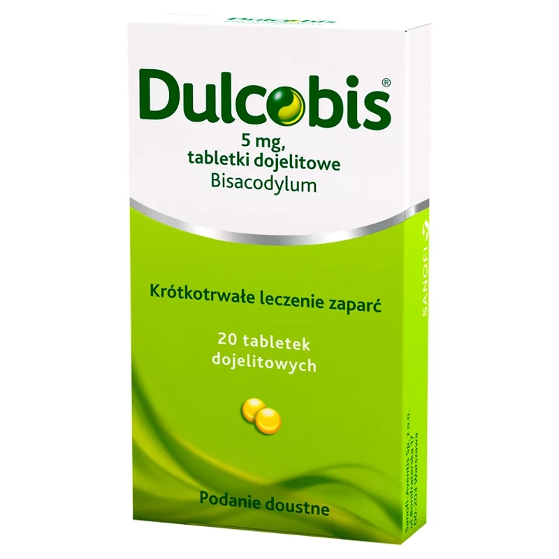 Dulcobis, tabletki na zaparcia, 20 szt.