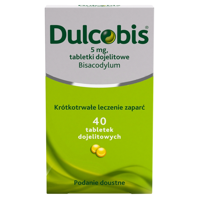 Dulcobis, tabletki na zaparcia, 40 szt.