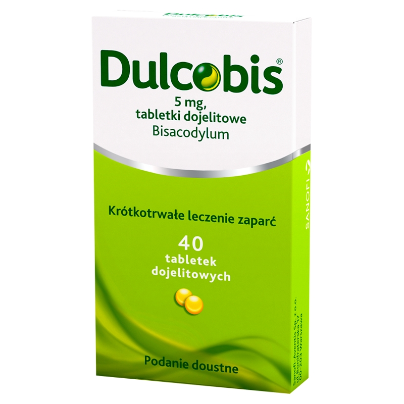 Dulcobis, tabletki na zaparcia, 40 szt.