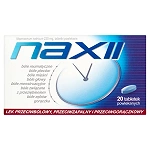 Naxii  tabletki o działaniu przeciwbólowym i przeciwgorączkowym, 20 szt. 