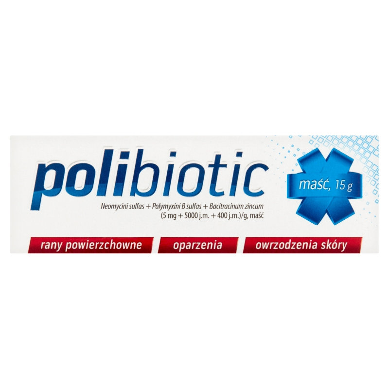 Polibiotic maść na drobne rany skórne, 15 g