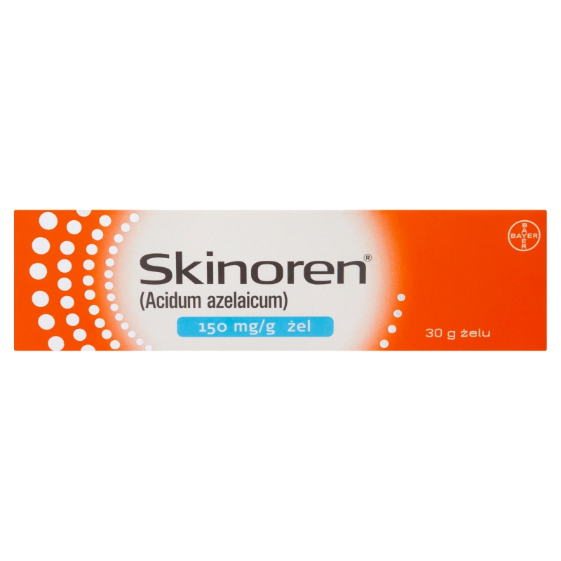 Skinoren 150mg/g  żel na zmiany trądzikowe tuba, 30 g