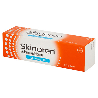 Skinoren 150mg/g, żel na zmiany trądzikowe tuba, 30 g