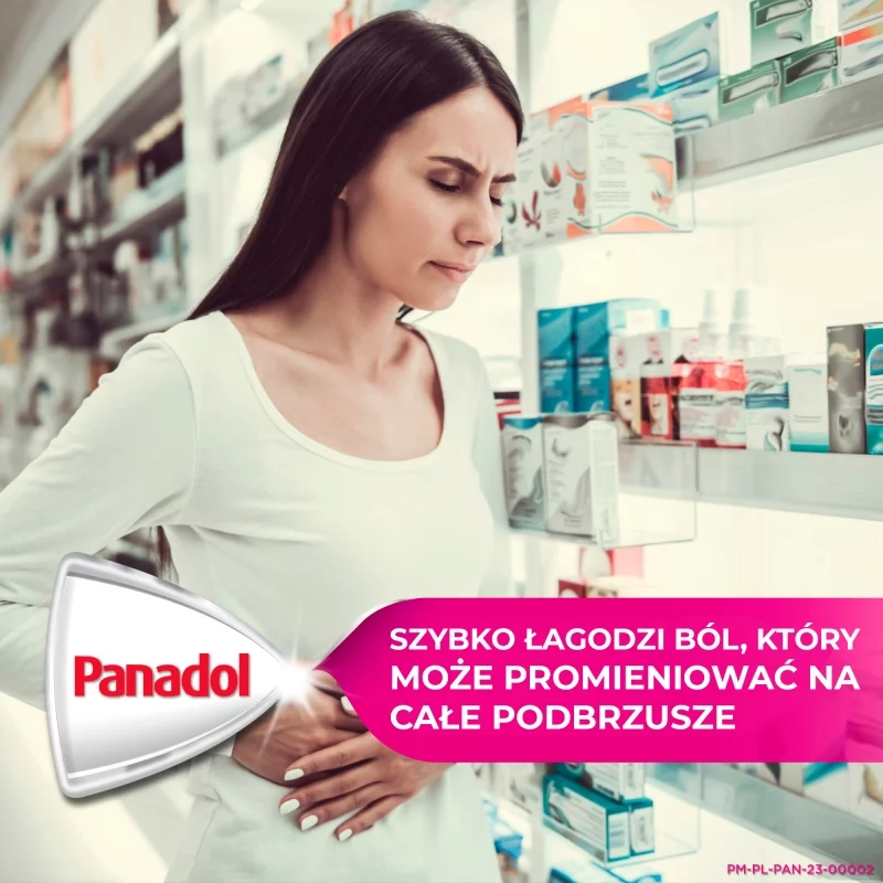 Panadol Femina, tabletki przeciwbólowe, rozkurczowe na ból miesiączkowy, 10 szt.