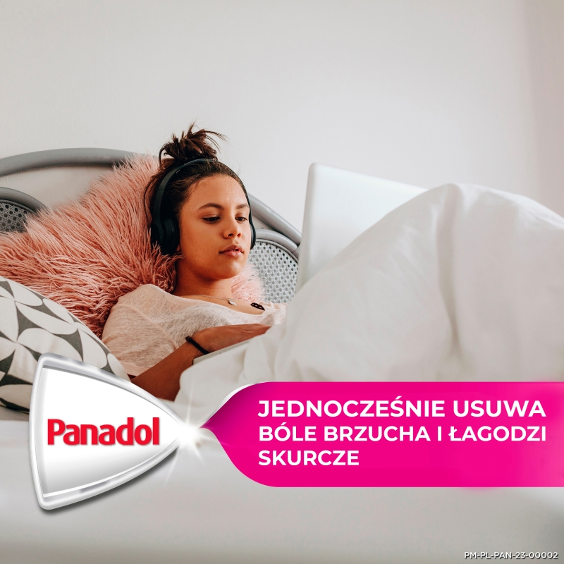 Panadol Femina, tabletki przeciwbólowe, rozkurczowe na ból miesiączkowy, 10 szt.