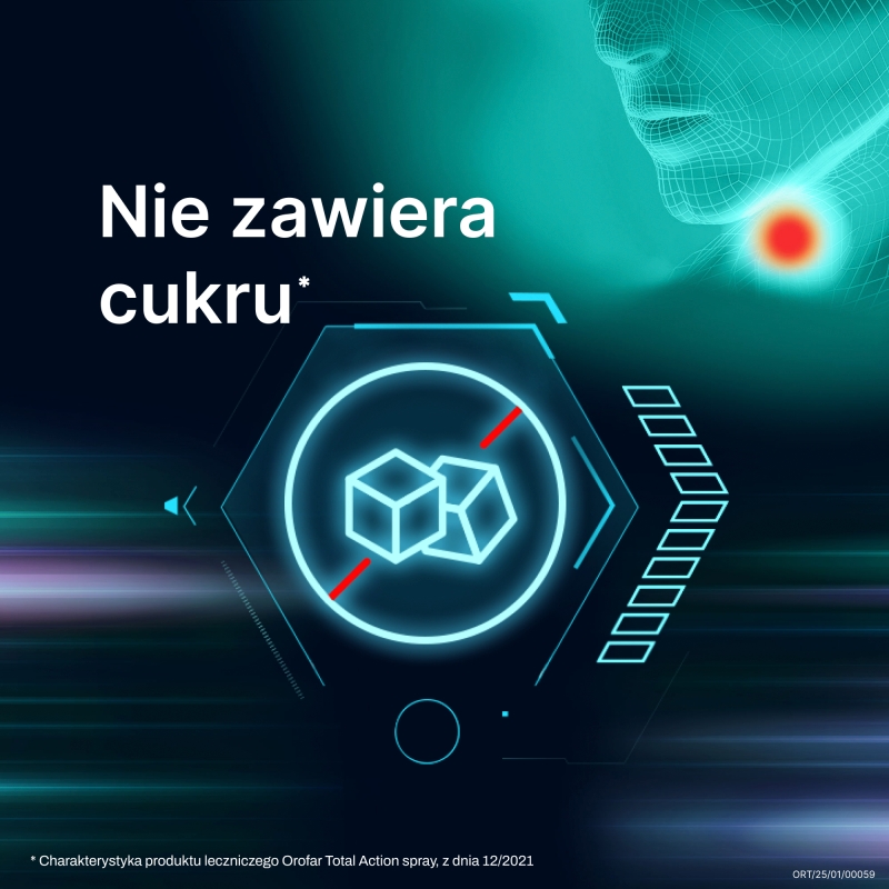 Orofar, aerozol na ból gardła i infekcje jamy ustnej, 30 ml