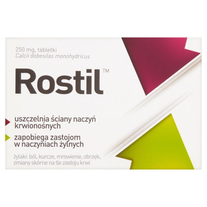 Rostil tabletki na leczenie objawów żylaków, 30 szt.