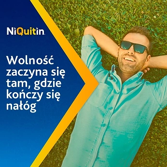 NiQuitin, pastylki do ssania pomagające rzucić palenie o smaku miętowym, 72 szt.