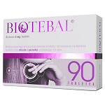 Biotebal 5 mg tabletki z biotyną na wypadanie włosów, 90 szt.
