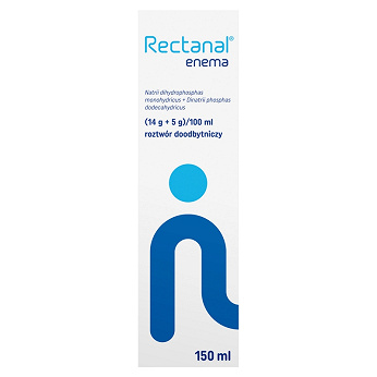 Rectanal, roztwór na oczyszczanie jelita grubego przed badaniami diagnostycznymi, butelka 150 ml