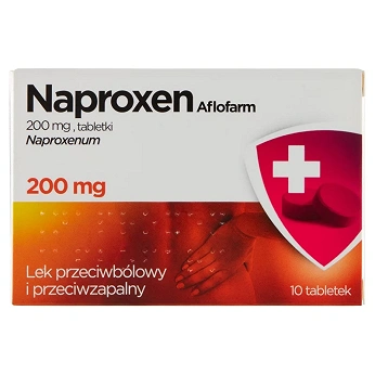 Naproxen , tabletki na ból o małym i umiarkowanym nasileniu, 10 szt.