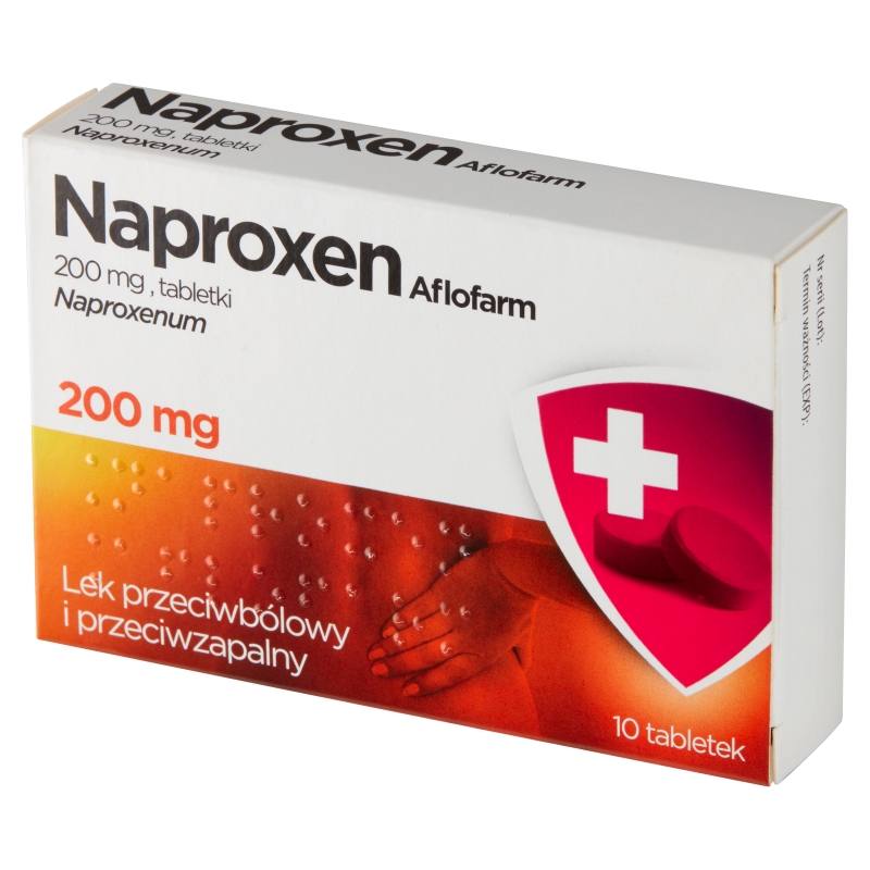 Naproxen, tabletki na ból o małym i umiarkowanym nasileniu, 10 szt.