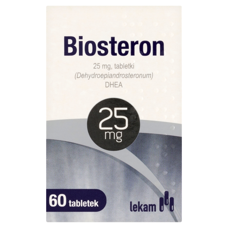 Biosteron  tabletki na uzupełnienie niedoboru DHEA 25 mg, 60 szt.
