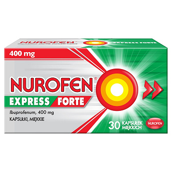 Nurofen Express Forte, kapsulki na ból i goraczkę, 30 szt.