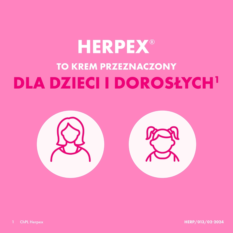 Herpex, krem przeciwwirusowy na opryszczkę, 2 g