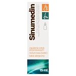 Sinumedin aerozol do nosa na zapalenia zatok, katar, również alergiczny, 15 ml