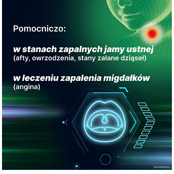 Orofar Junior, tabletki łagodzące ból gardła o działaniu przeciwbólowym oraz przeciwbakteryjnym, 24 szt.